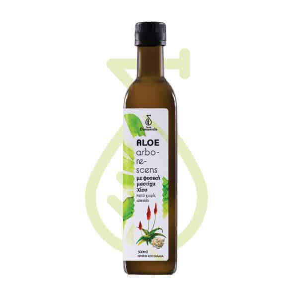 Προϊόντα juice with real mastic and alloe arborescens 500ml